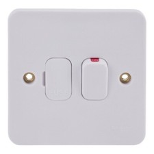 Schneider Lisse Fused Spur with LED Indicator GGBL5011 – 13A Switched FCU, White