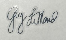Greg lemond signature - greg,