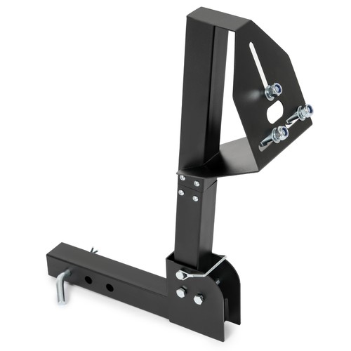 Hitch spare tire carrier - tire, mount