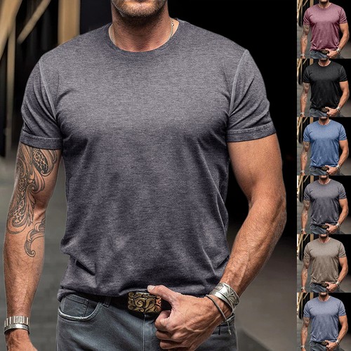 Men short sleeve muscle - men's,