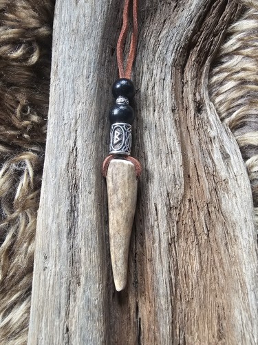 Antler pendant necklace - antler,