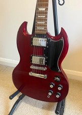 Epiphone SG G-400 Electric Guitar Pro (2007) in Cherry Red, includes Hard Case