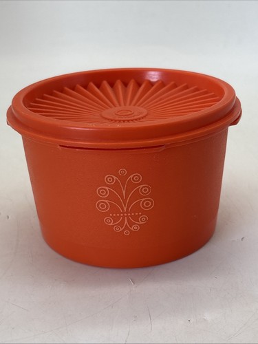 Vintage tupperware tangerine - vintage,