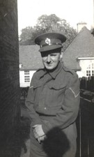 Man in Uniform Military  Postcard E32