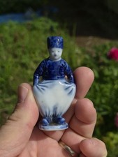 Vintage Delft Boy Figurine in
