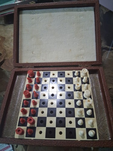 Vintage travel chess - travel, set