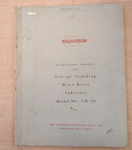 Solartron voltage standing - voltage,