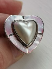 Gorgeous 925 Silver Mabe Pearl