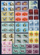 SOUTH AFRICA DEFINITIVES BLOCKS x 4 MNH UNMPOUNTED MINT