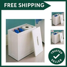 Maine White Bathroom Storage