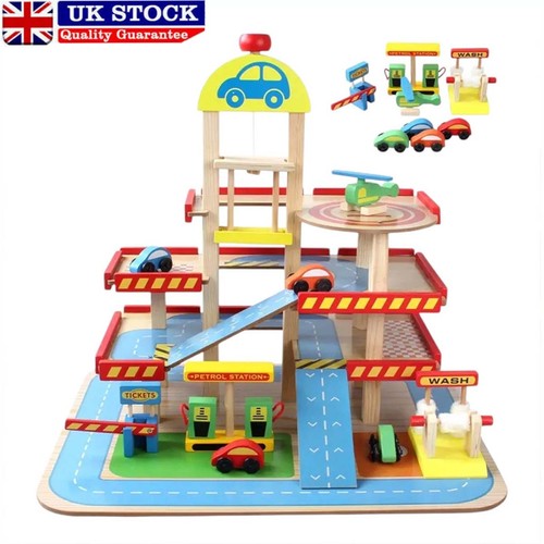 Wooden storey garage pretend - 3,