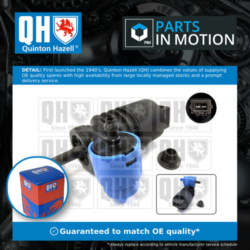 Washer pump fits - fits, vauxhall