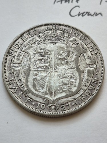 1927 king george - half, crown