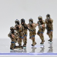 1/72 Sanrong Ukrainian Mercenary Group Of 6pcs Soldiers Painted Finished Model