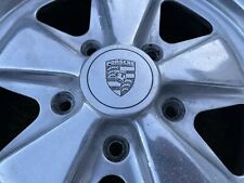 Porsche Fuchs Wheels - Set of 4 - Genuine All Chrome + Centre Caps - 911,  5 Lug