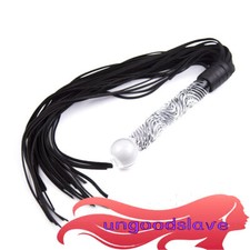 Glass Handle Real Leather