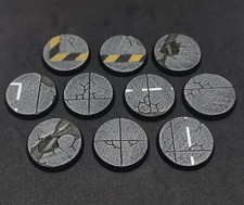 28mm resin bases x10 Concrete