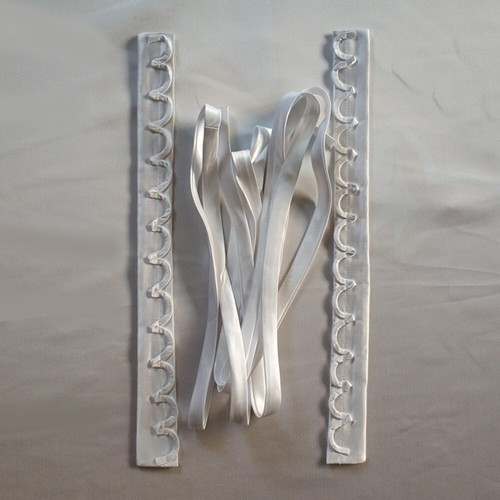 Satin corset kit zipper - kit,