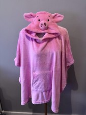 M&S Percy Pig Hooded Blanket For Adults Hoodie Loungewear Size Small Quirky