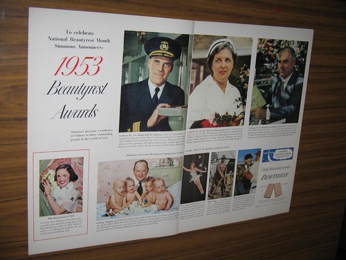 1953 vintage simmons - 1953, ad