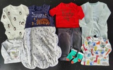 Baby Boys 0-3 Months Winter Clothing Bundle - Xmas Outfit & 2.5 Tog Sleeping Bag