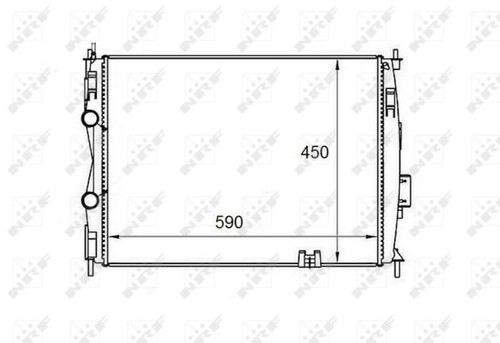 Nrf radiator for nissan - radiator,
