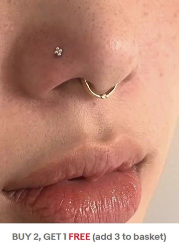 Nose pin stud cluster ball - pin,