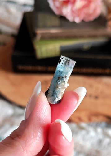 Vibrant aquamarine specimen - vibrant,