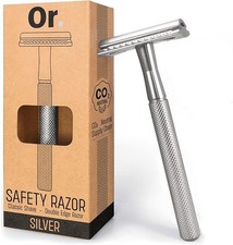 OR Double Edge Safety Razor for Men and Women, Premium Stainless Steel.