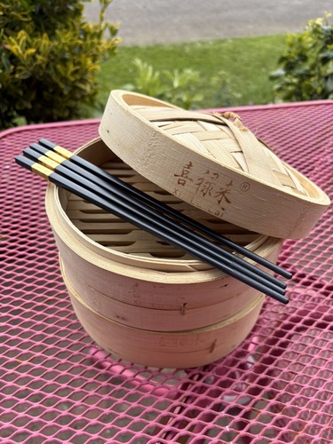 Tier inch bamboo steamer - 8,