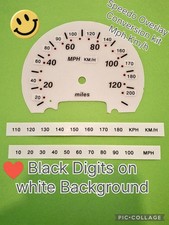 Speedometer Speedo Kit Overlay