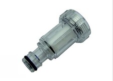 Clear Heavy Duty Plastic Pressure Washer inlet Filter 3/4"F Hozelock Compatible 