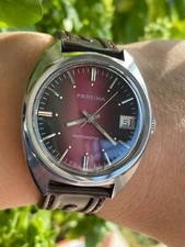 PRATINA WATCH AUTOMATIC CAL.AS 5203 MENS 36mm SPECIAL DIAL SWISS MADE 