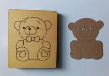 Cross-Cuts Wooden Die - Teddy