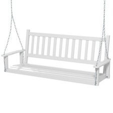 3-Person Wooden Garden Swing