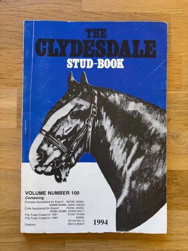Clydesdale stud book vol 100 - stud,