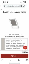 Velux Window Blinds Electric