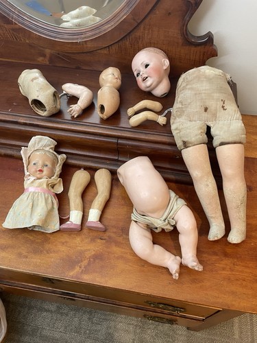Antique baby doll - doll, j.