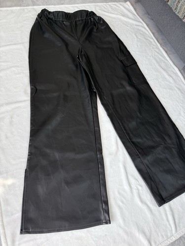 Missguided black faux leather - missguided,