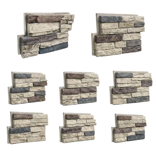 Stick stone faux wall - stick-a-stone,