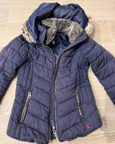 Joules girl navy padded