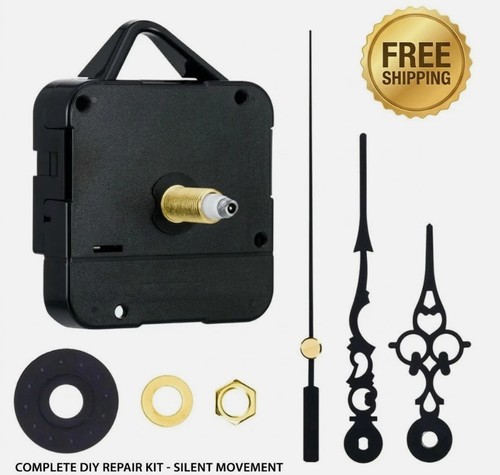 Silent quartz clock movement - quartz,