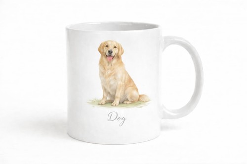 Golden retriever mug brew crew - retriever,