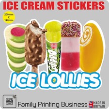 ICE CREAM Stickers - Cones -