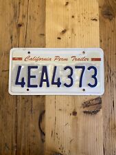 Vintage California Classic US Car License Plate 4EA4373