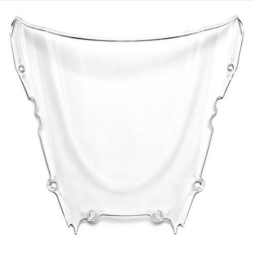 Double bubble windshield clear - double,