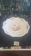 Aynsley Cottage Garden Large Scalloped Dish Ornamental or Kitchenware Fine Bone