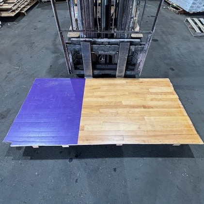 Wood gym floor - gym,