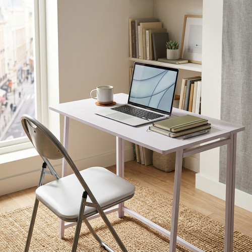 Folding wooden desk chair - desk, &