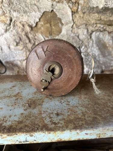 Vintage leather tape - leather, measure